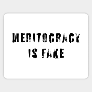 Meritocracy Is Fake Magnet